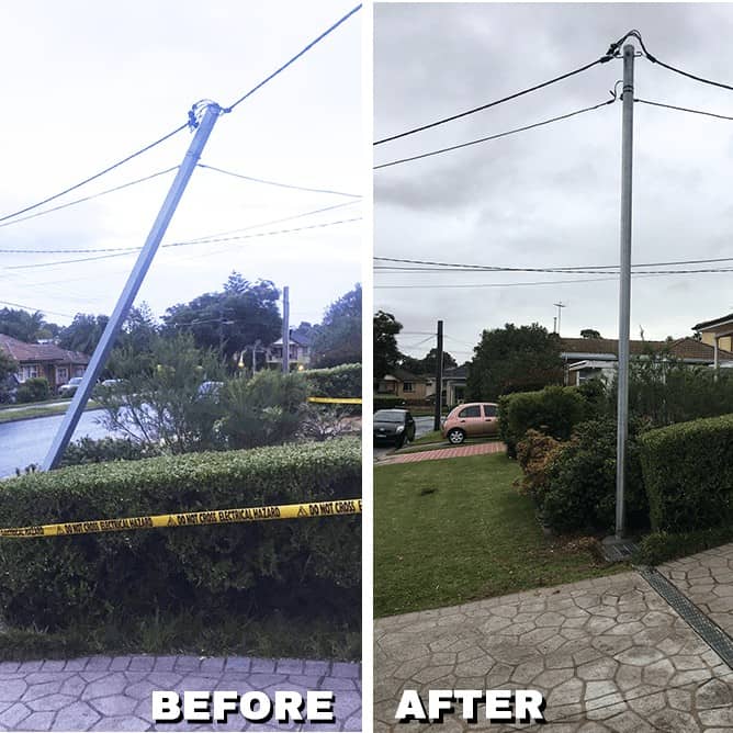 Level 2 Fixing Electrical Pole Level 2 Fixing Electrical Pole