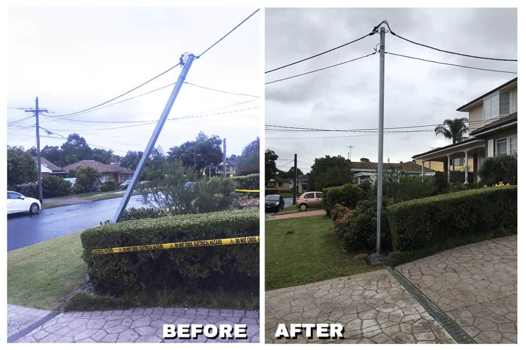 Level 2 Fixing Electrical Pole